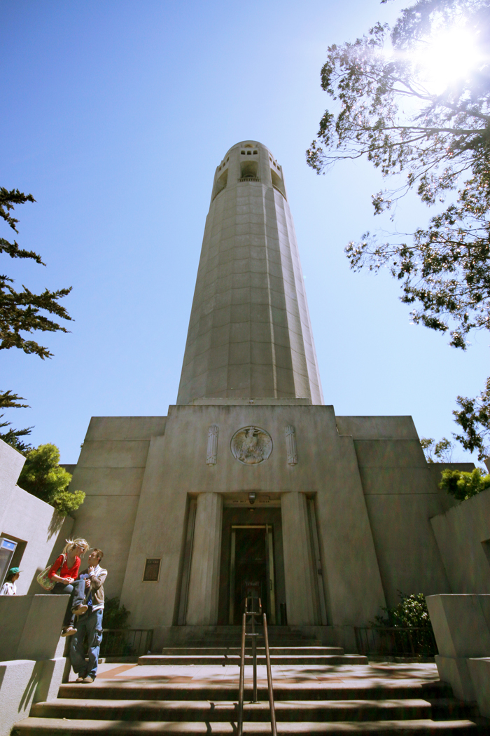 Coit Tower located in the City of San Francisco